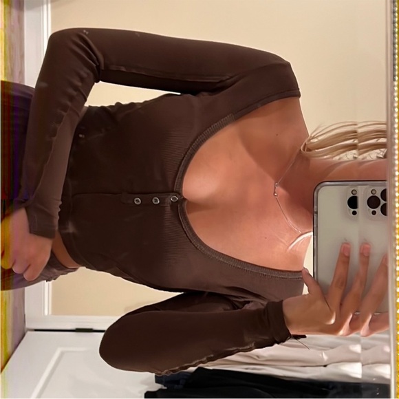 urban outfitters out from under brown long sleeve - Picture 4 of 5
